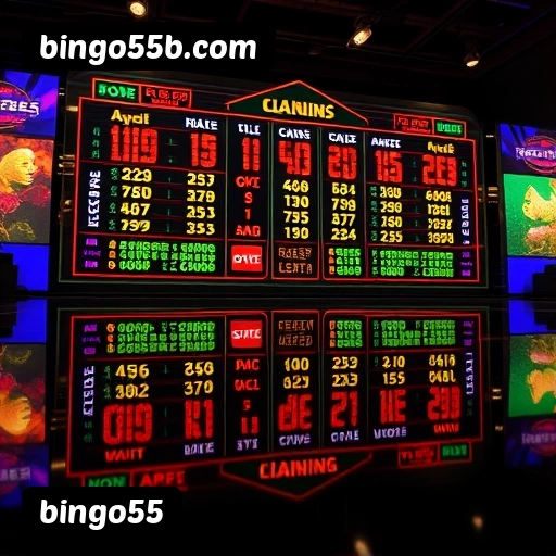 Variedade de slots bingo55